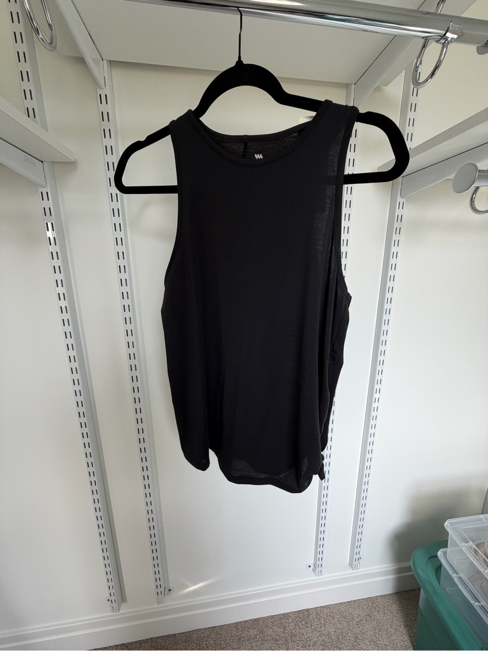 NWT Black Sleeveless Women's Athletic Tank Top